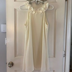 Size small white polyester dress